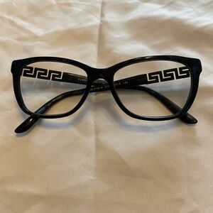 Versace Women's Glasses with Black Frame